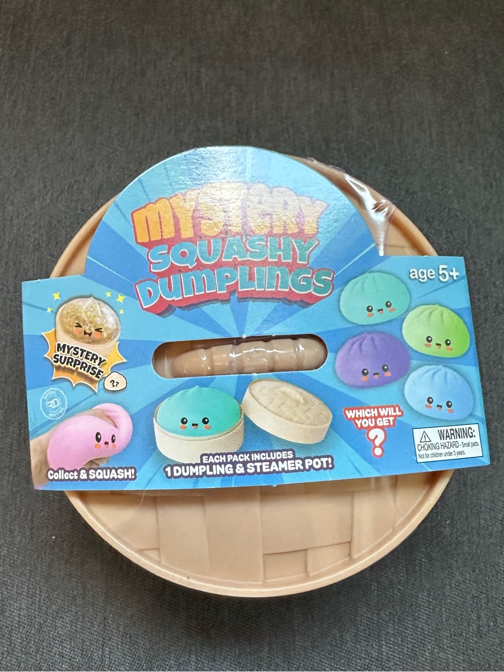 Mystery Squashy Dumpling Bao Bun Squishy – Gold Confetti collection NWT